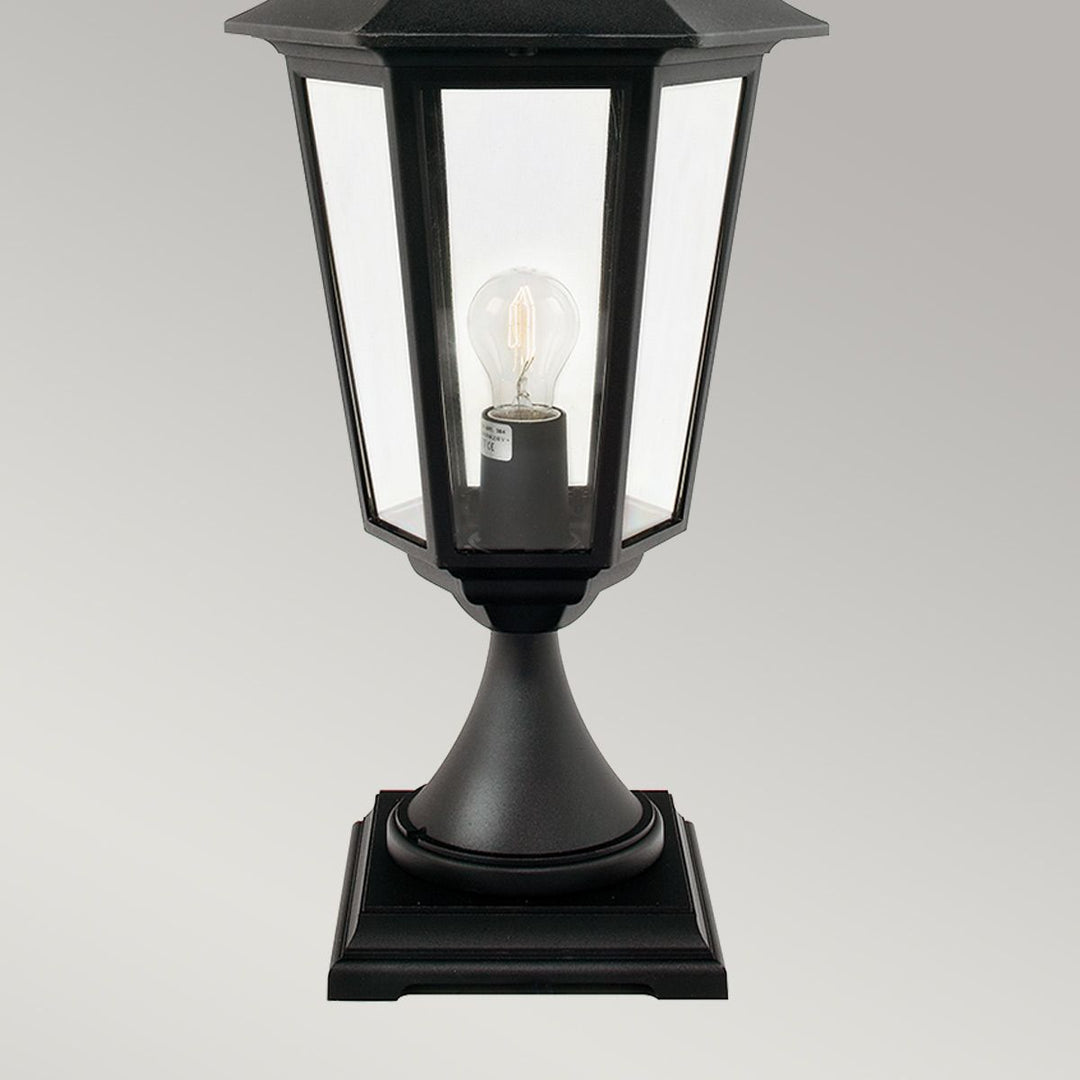Elstead Lighting Valencia Grande 1 Light Pedestal  VG3-BLACK Black