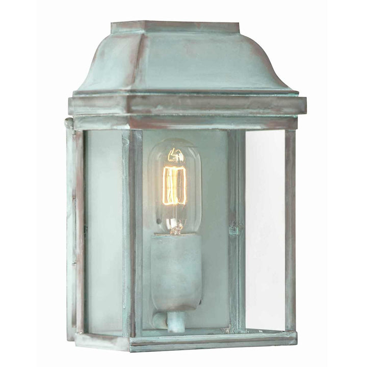 Norlys Victoria 1 Light Wall Lantern - Verdigris VICTORIA-VERDI Verdigris
