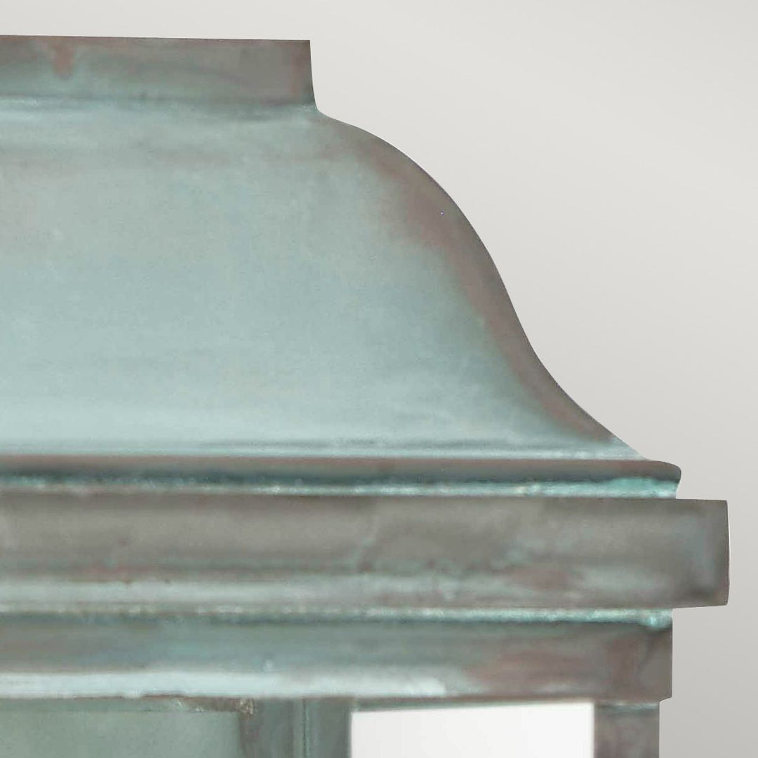 Norlys Victoria 1 Light Wall Lantern - Verdigris VICTORIA-VERDI Verdigris
