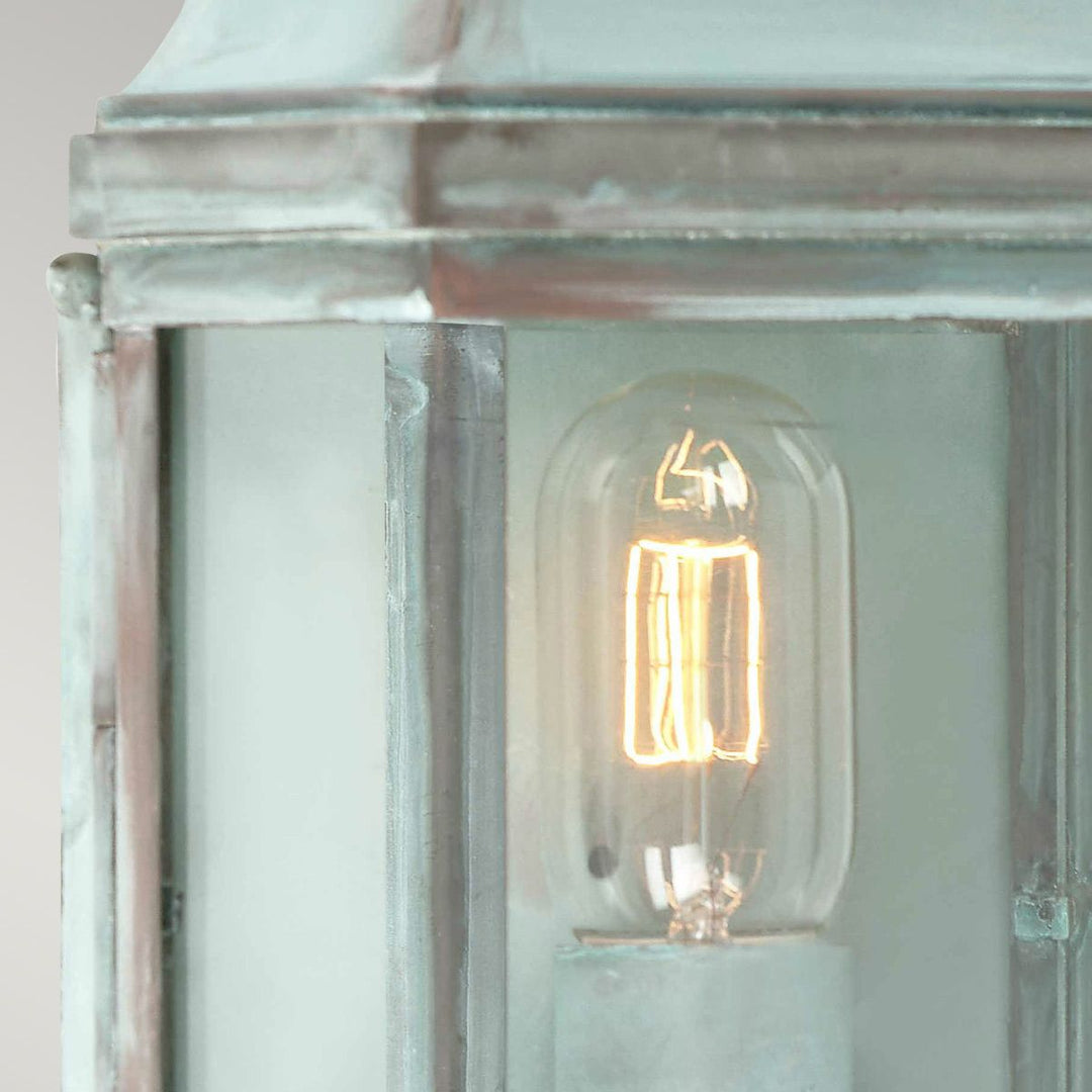 Norlys Victoria 1 Light Wall Lantern - Verdigris VICTORIA-VERDI Verdigris