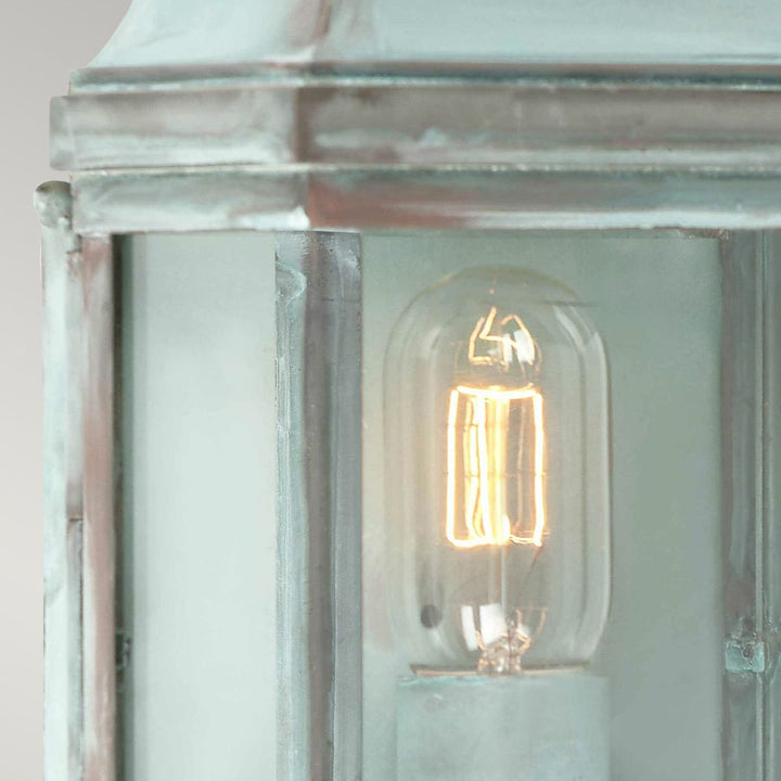 Norlys Victoria 1 Light Wall Lantern - Verdigris VICTORIA-VERDI Verdigris