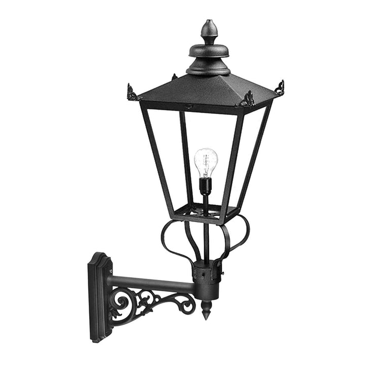 Norlys Wilmslow 1 Light Wall Lantern  WSLB1-BLACK Black
