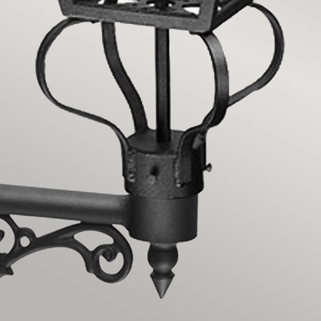 Norlys Wilmslow 1 Light Wall Lantern  WSLB1-BLACK Black