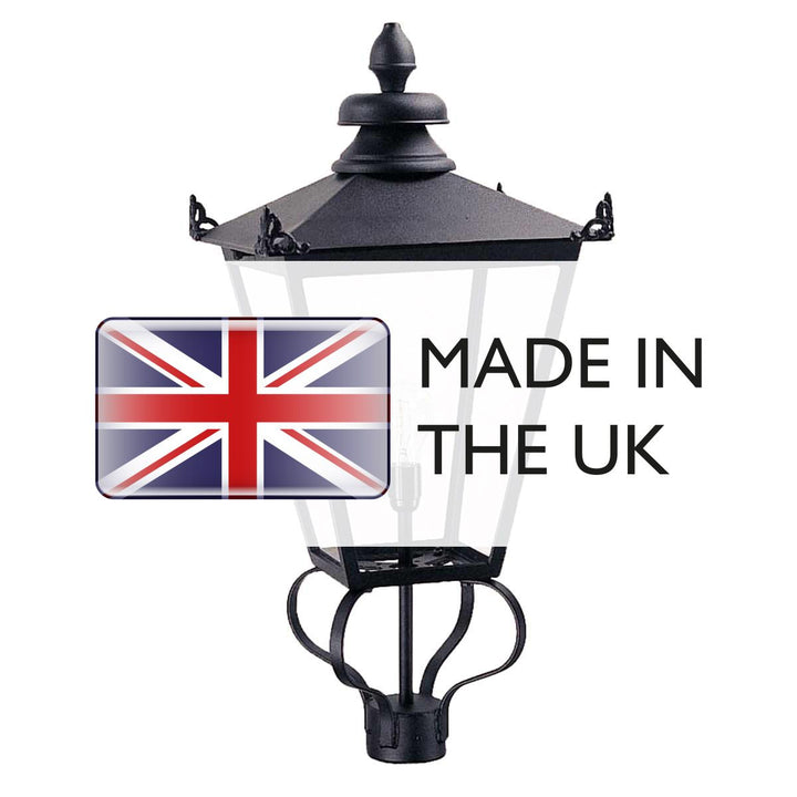 Norlys Wilmslow 1 Light Lantern (Head Only)  WSLL1-BLACK Black