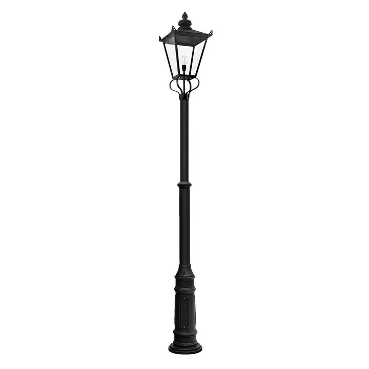 Norlys Wilmslow 1 Light Lamp Post WSLP2-BLACK Black