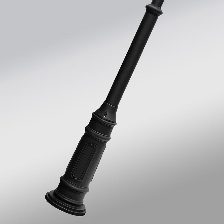 Norlys Wilmslow 1 Light Lamp Post WSLP2-BLACK Black