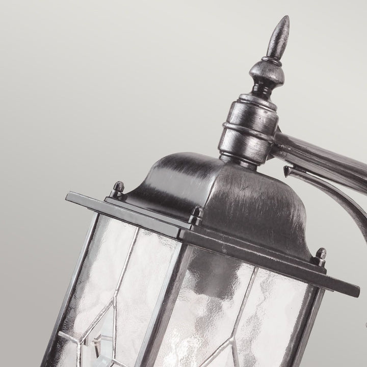 Norlys Wexford 1 Light Down Wall Lantern  WX2 Black/Silver