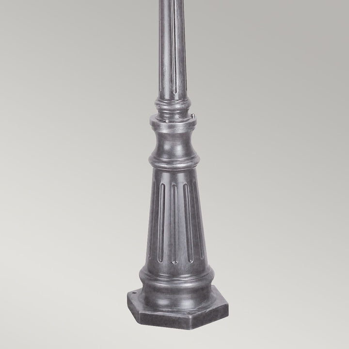 Norlys Wexford 2 Light Lamp Post WX8 Black/Silver