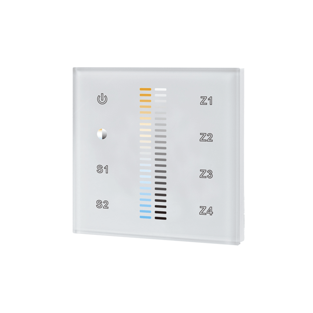 Integral RF Wall Mounted White CCT LED Strip Controller - Prisma Lighting