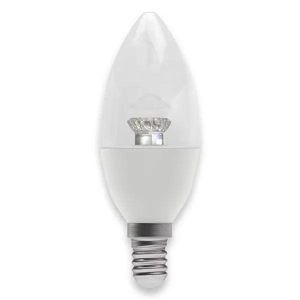 4W LED DIMMABLE CANDLE CLEAR - SES, 2700K - Prisma Lighting