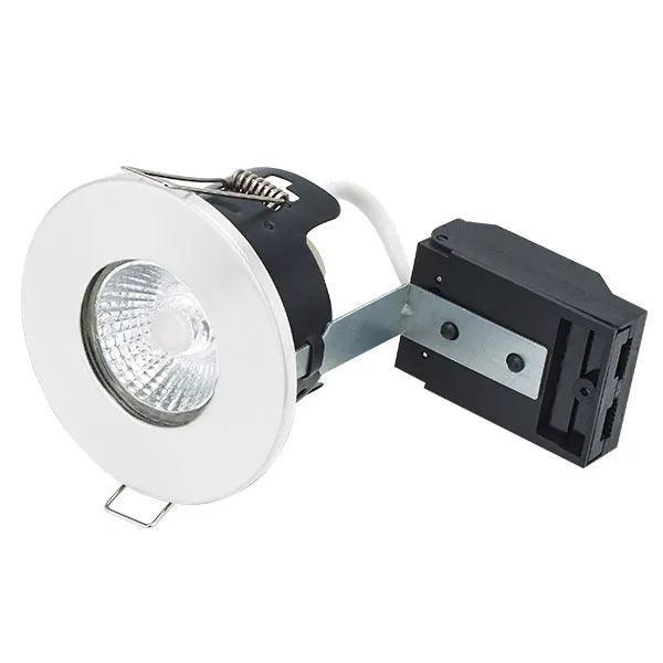 FIRE RATED MV/LV DOWNLIGHT - WHITE - Prisma Lighting