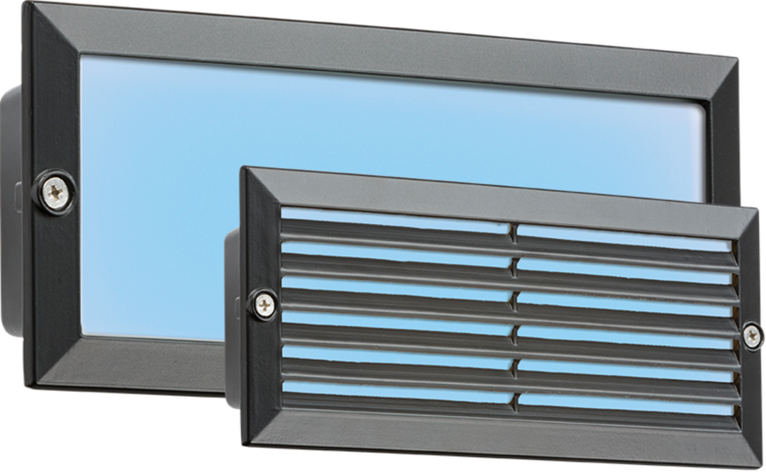Knightsbridge 230V 5W Blue LED Brick Light - Recessed, IP54 - Prisma Lighting