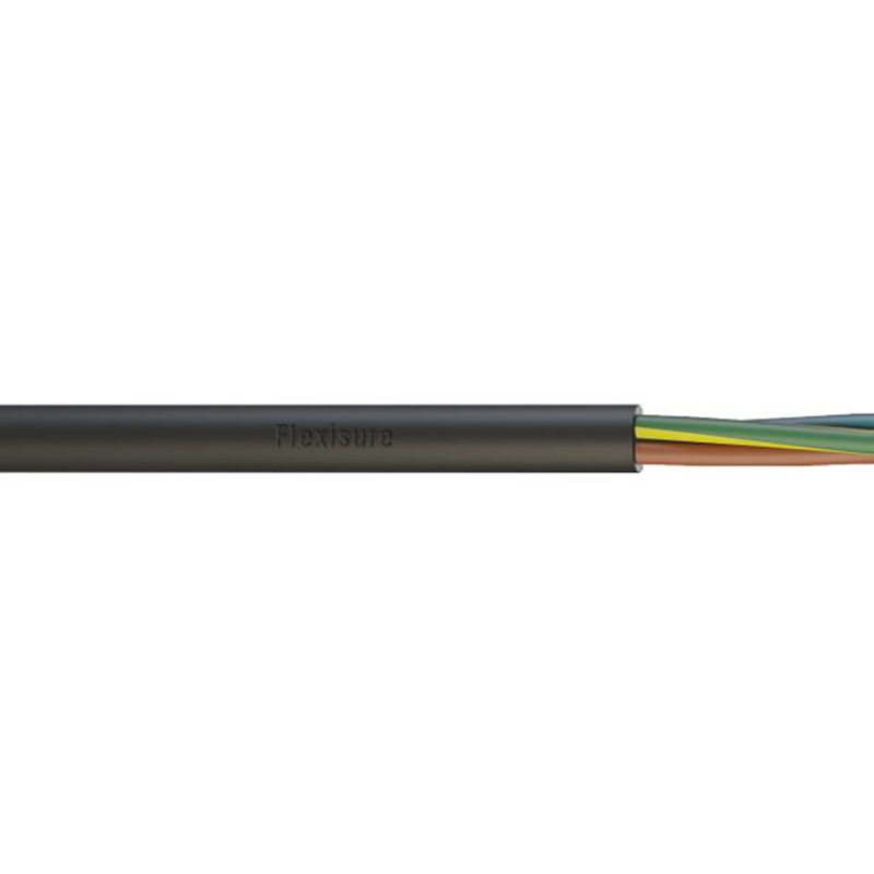 Doncaster 3183TRS 3-Core 1.0mm Black Flexible Rubber Cable - Prisma Lighting
