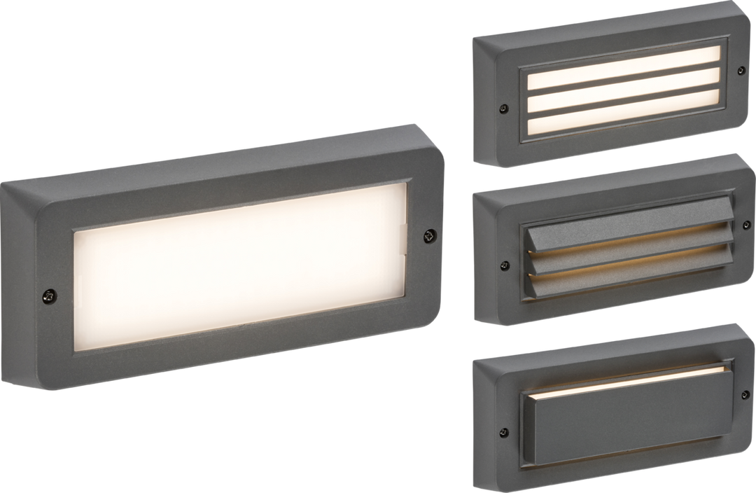 Knightsbridge 230V Adjustable CCT LED Brick Light - Surface Mount, IP65 - Prisma Lighting