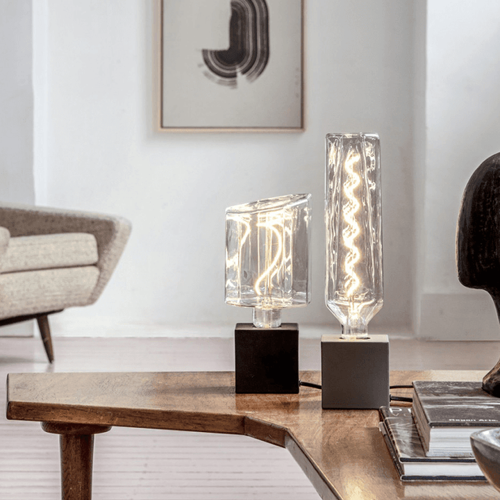 Calex Cube Black Table Lamp E27 - Prisma Lighting