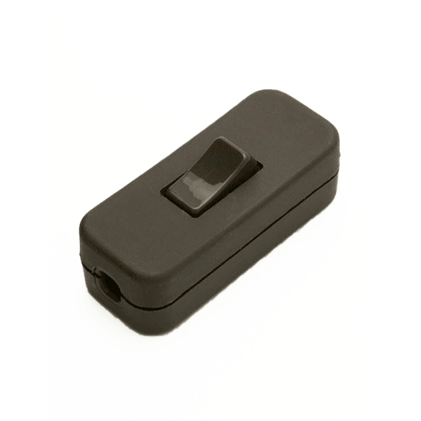 Jeani 2A SP Inline Cord Switch Brown - Prisma Lighting