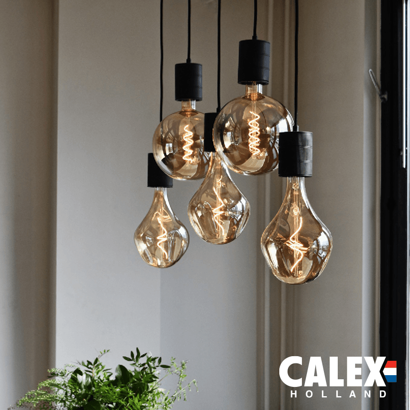 Calex Pendant E27 Cord Set 2 Mtr Industrial - Prisma Lighting