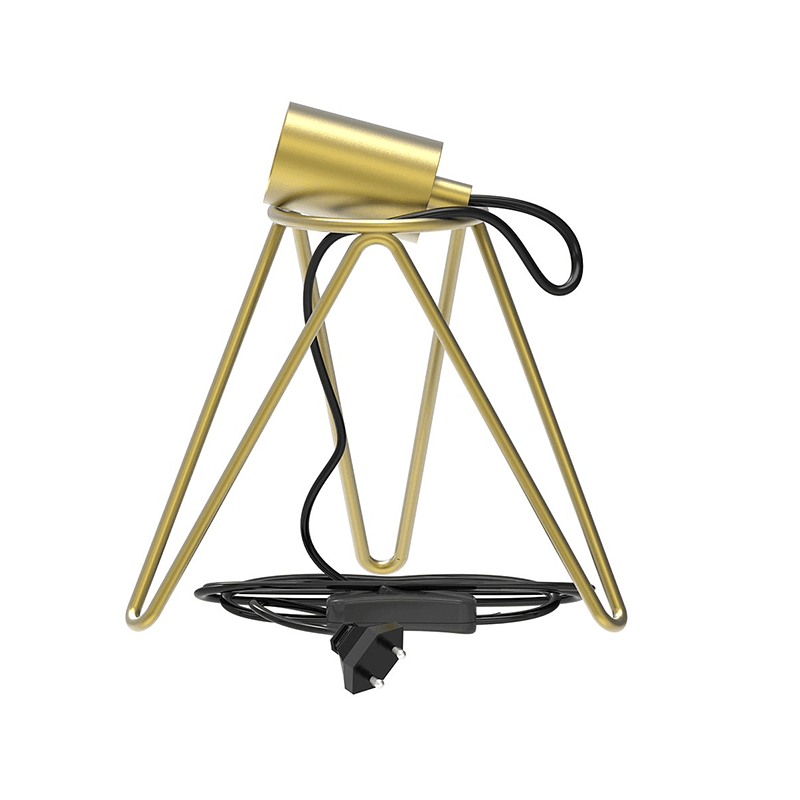 Calex Tripod Gold Table Lamp - Prisma Lighting