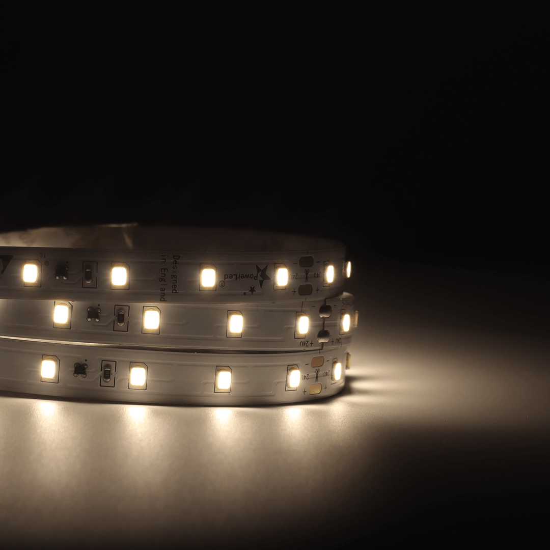 LED Strip Medium Brightness Constant Current Long lengths up to 20m 4.32W 24V IP20 (Sold by the Metre) - Prisma Lighting