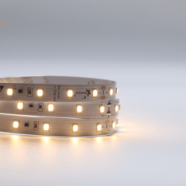 LED Strip Medium Brightness Constant Current Long lengths up to 20m 4.32W 24V IP20 (Sold by the Metre) - Prisma Lighting