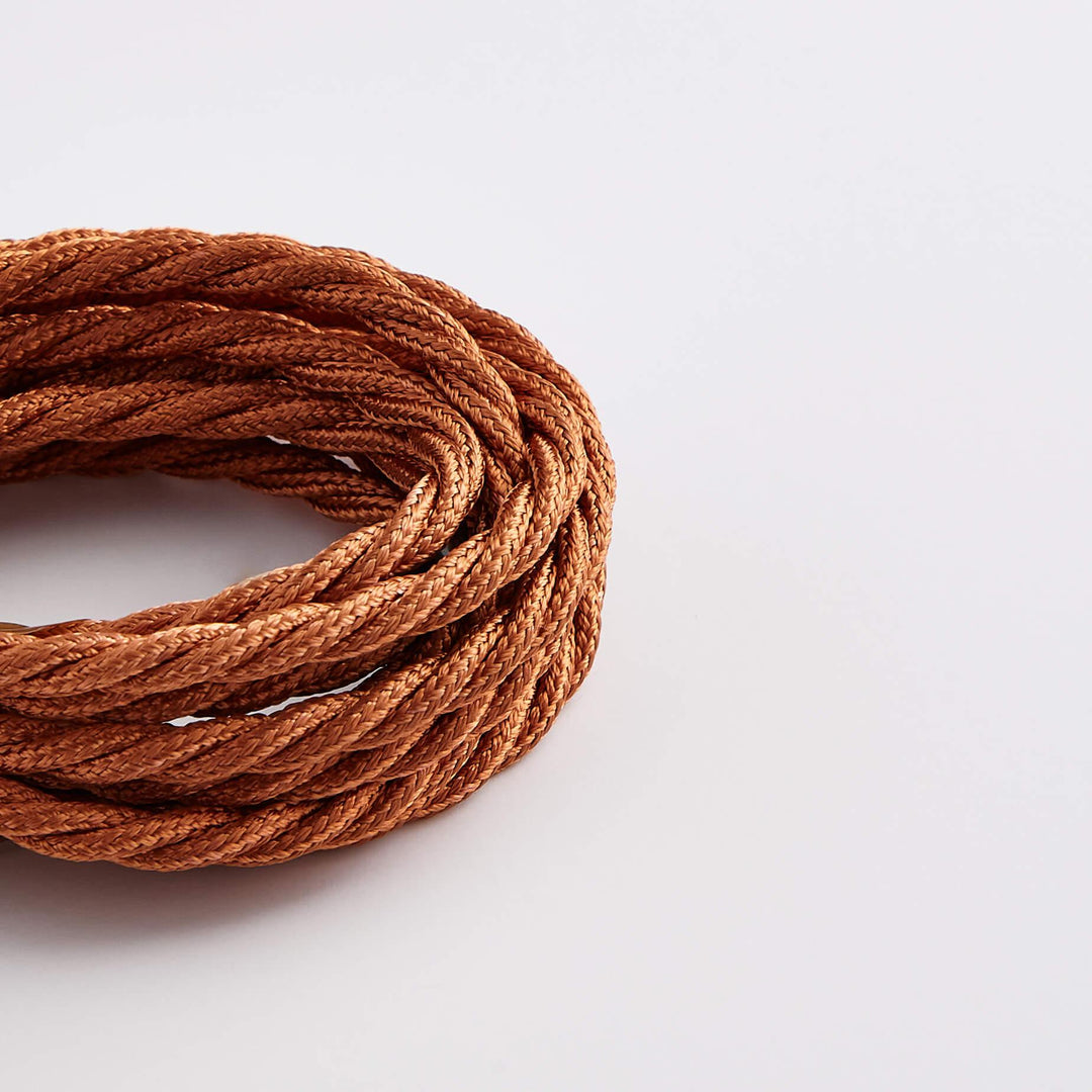 Prisma Classic Copper 3 Core 0.5mm Twisted Cable - Prisma Lighting