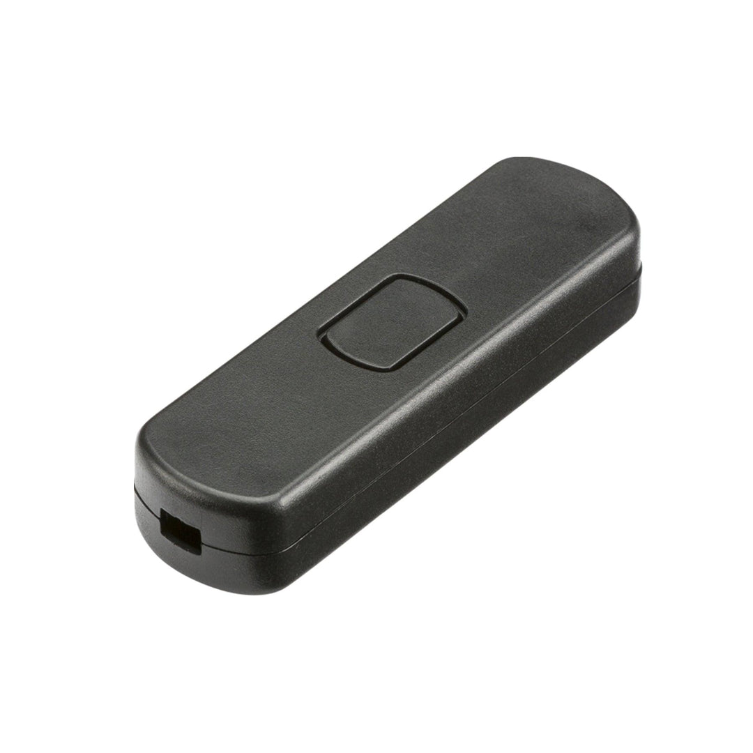 Knightbridge 1-60W (1-25W LED) Re-wireable Cord Dimmer Black - Prisma Lighting