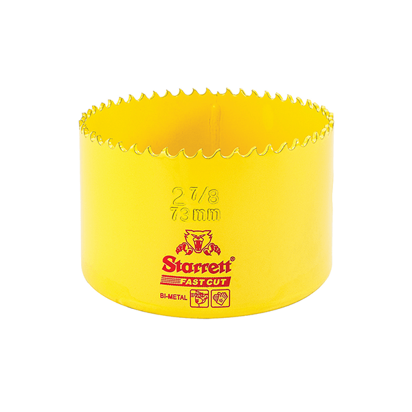Starrett FCH0278 73mm Hole Saw 2-7/8'' Fast Cut - Prisma Lighting
