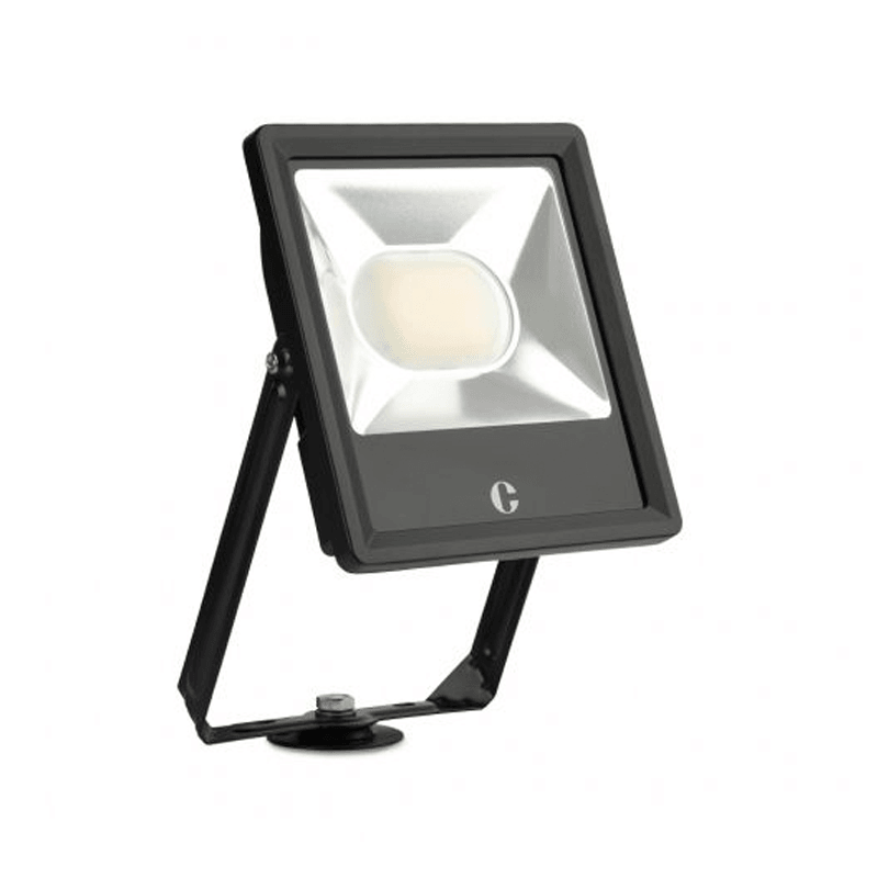 Collingwood FL05BXCS Black IP44 50W Colour Switchable Floodlight - Prisma Lighting