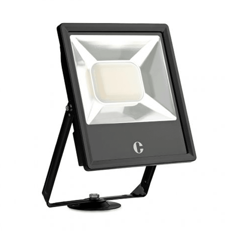 Collingwood FL10BXCS IP44 Black 100W Colour Switchable Floodlight - Prisma Lighting