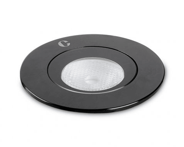 Collingwood GL016F BMB Black 1W IP68 Submersible LED Ground Light - Prisma Lighting