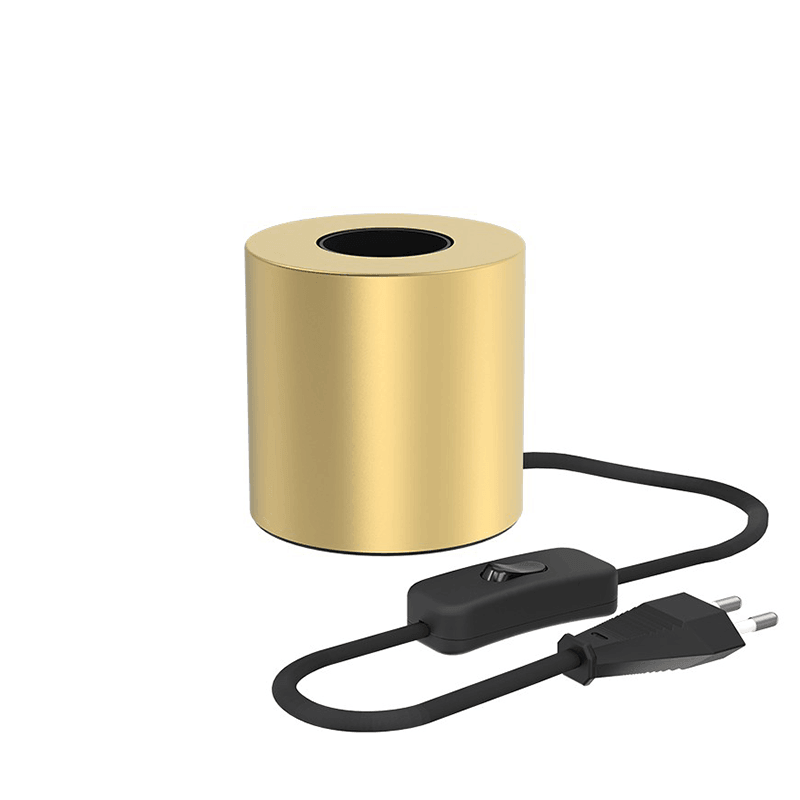 Calex Round Gold Table Lamp E27 - Prisma Lighting