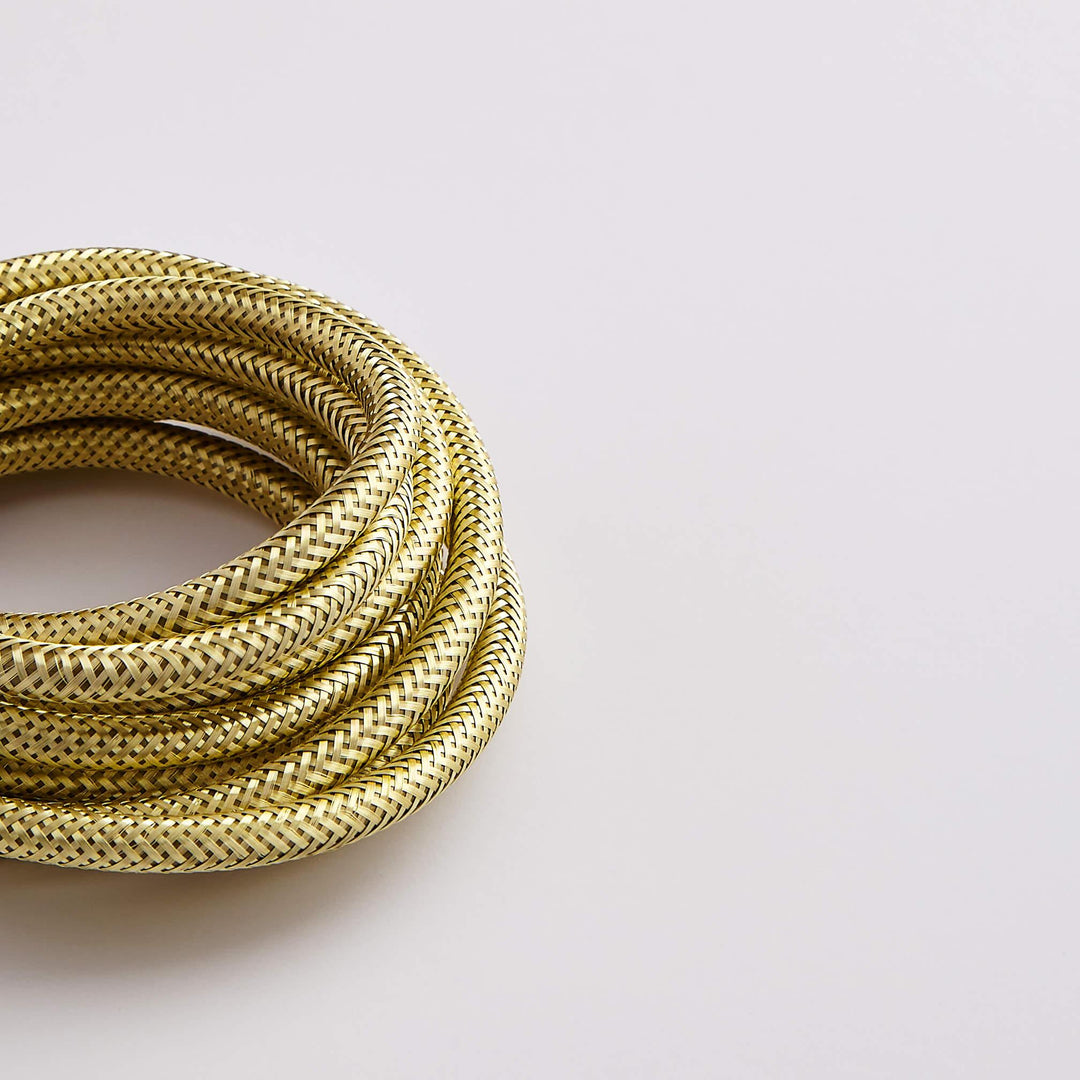 Prisma Brass 3 Core 0.5mm Solid Braid Cable - Prisma Lighting