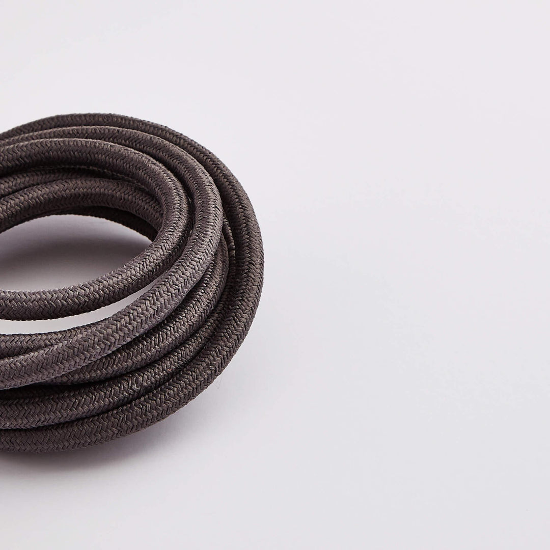 Prisma Dusk Grey 3 Core 0.5mm Solid Braid Cable - Prisma Lighting
