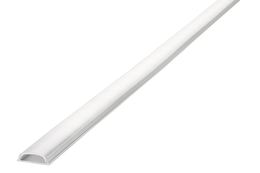 Profile Aluminium Bendable Surface Mount 1M Frosted Diffuser 18 X 5.7Mm Include 2 Endcaps And 2 Mounting Brackets - Prisma Lighting