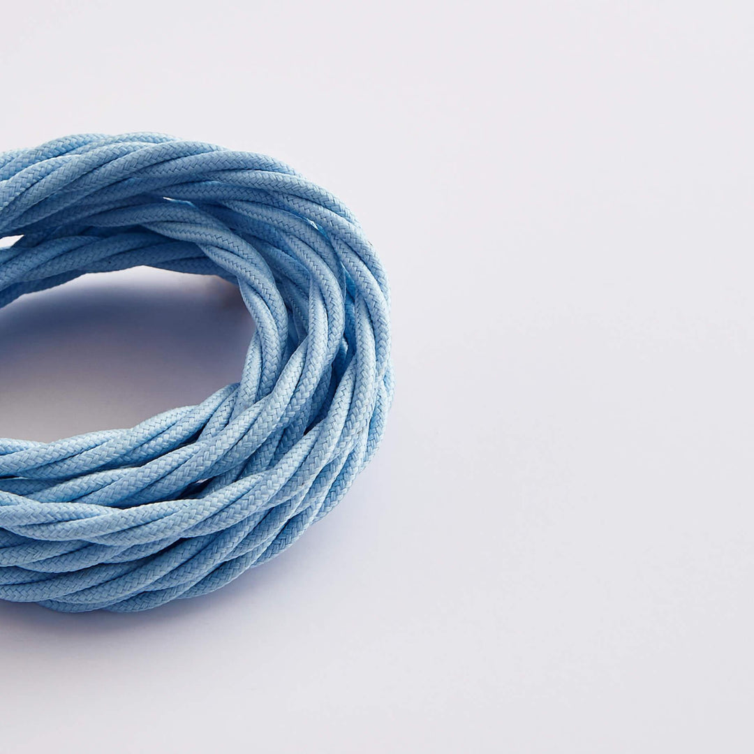Prisma Baby Blue 3 Core 0.5mm Twisted Cable - Prisma Lighting