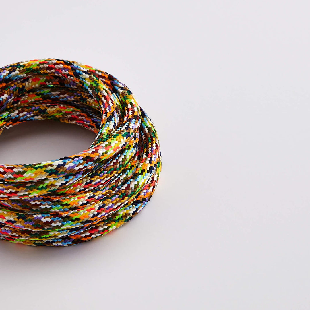 Prisma Multicolour 3 Core 0.5mm Solid Braid Cable - Prisma Lighting