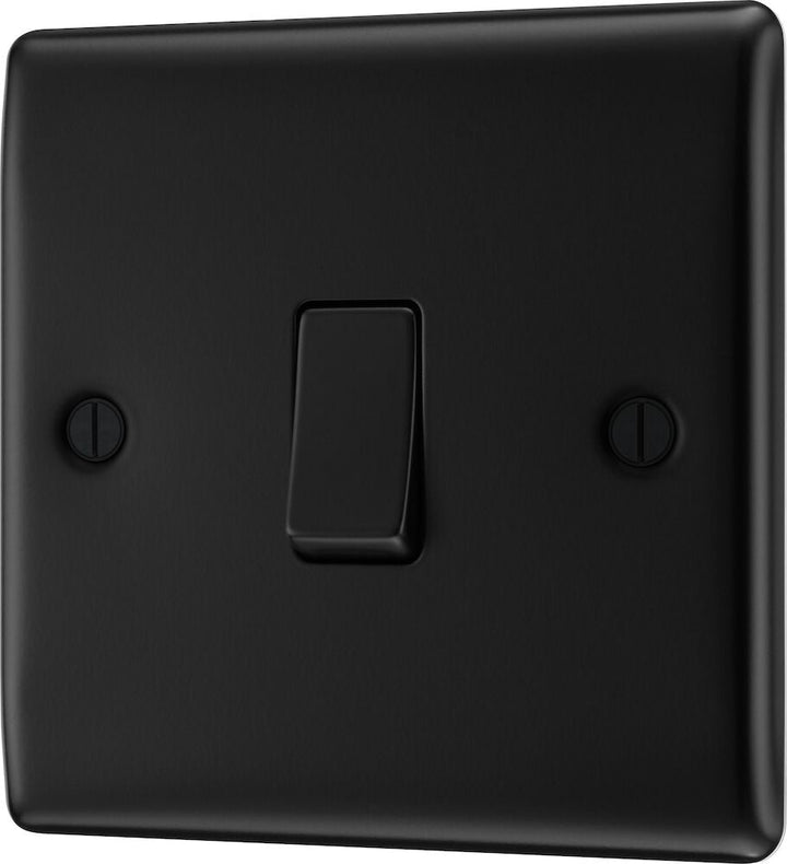 Nexus Metal Matt Black Intermediate Switch - 20A 16AX 2 Way - Prisma Lighting
