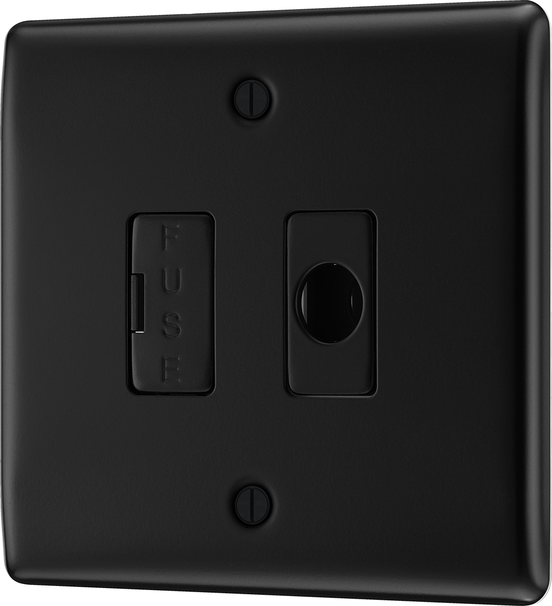 Nexus Metal Unswitched 13A Fused Connection Unit with Cable Outlet - Prisma Lighting