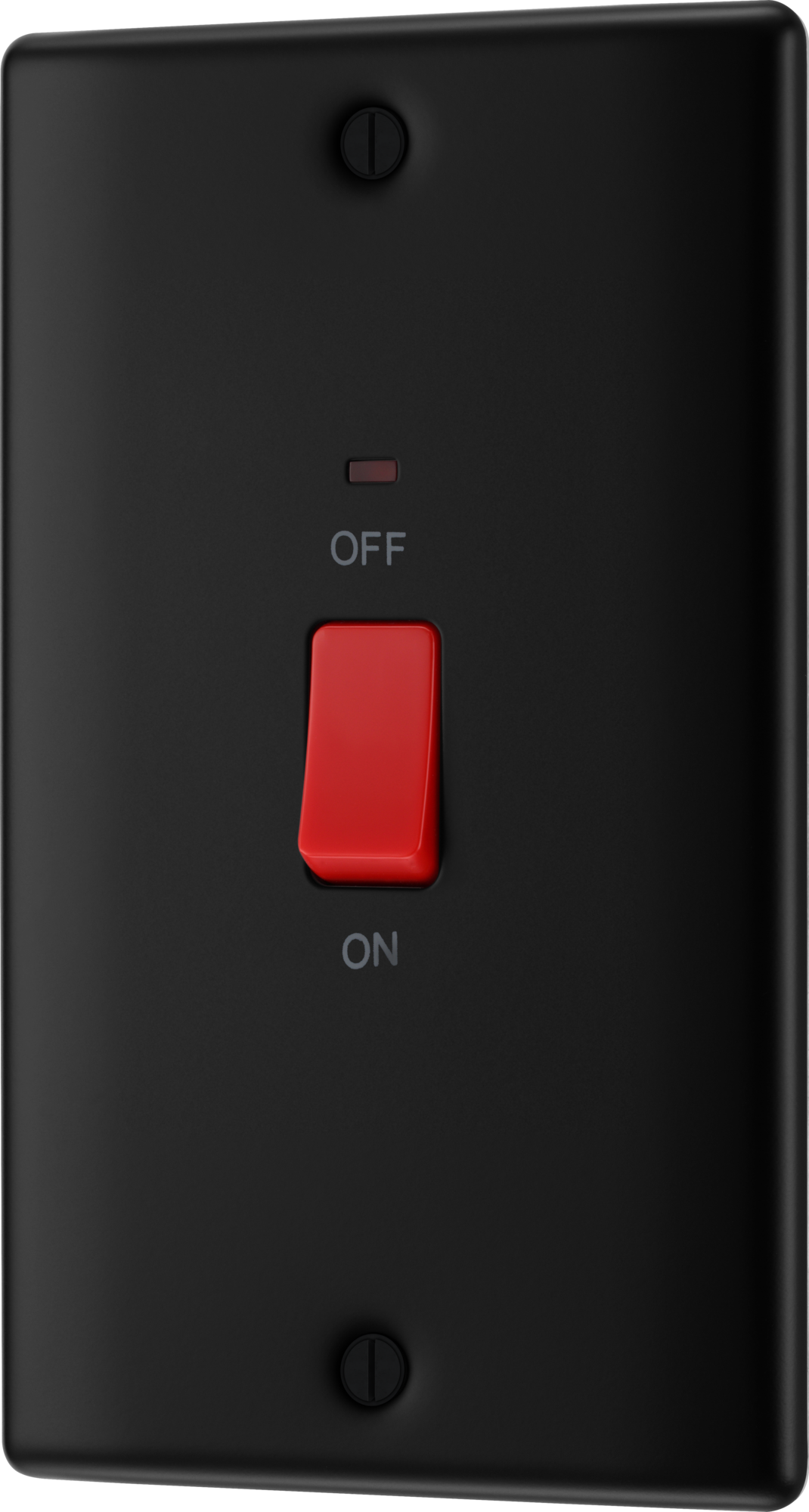 Nexus Metal 45A Rectangular Cooker Control Unit with Power Indicator - Prisma Lighting