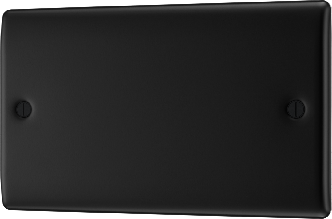 Nexus Metal Double Blank Plate - Prisma Lighting
