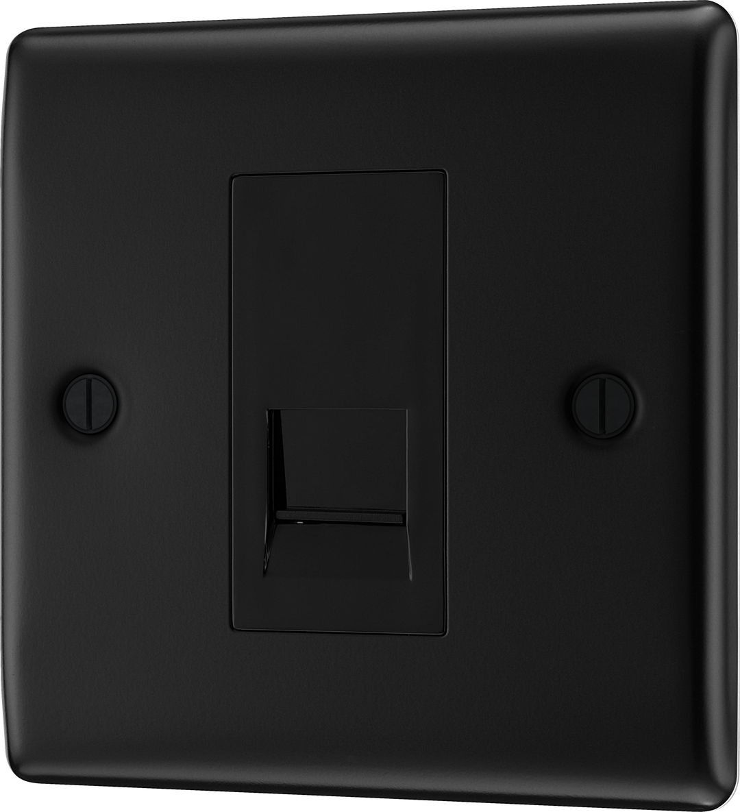 Nexus Metal Single RJ11 Telephone Socket - Prisma Lighting