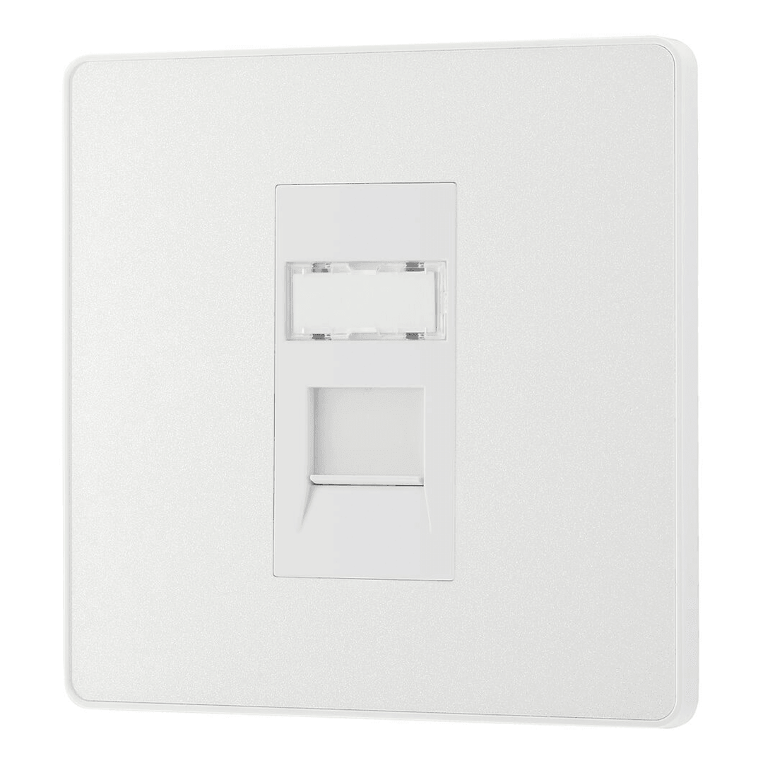 Evolve Single RJ45 Socket CAT 6 - Prisma Lighting