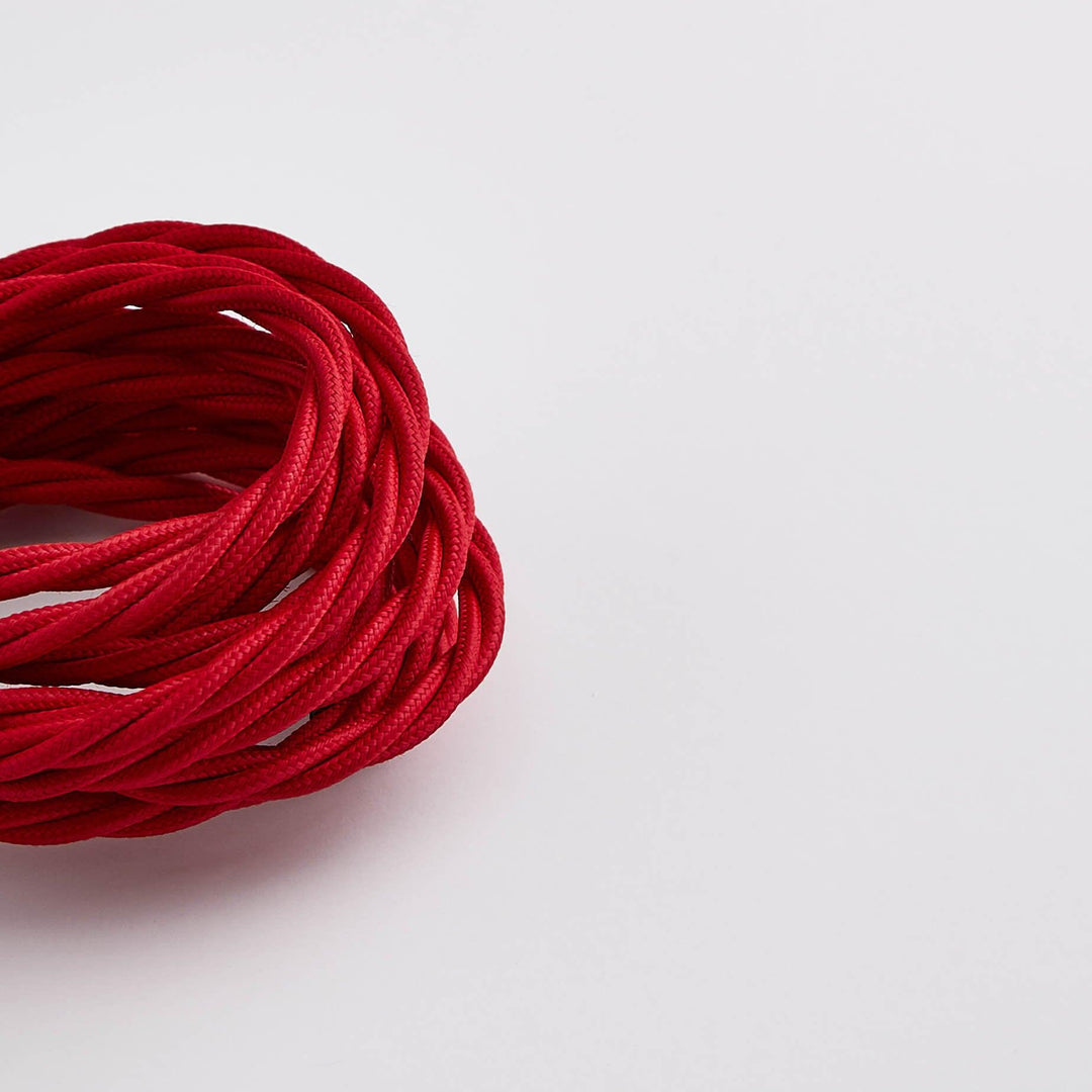 Prisma Ruby Red 3 Core 0.5mm Twisted Cable - Prisma Lighting