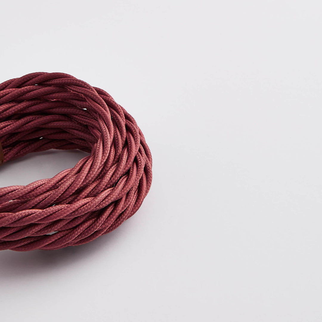 Prisma Rose Pink 3 Core 0.5mm Twisted Cable - Prisma Lighting