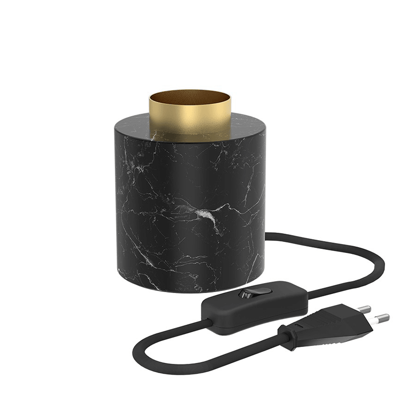 Calex Round Marble Table Lamp E27 - Prisma Lighting