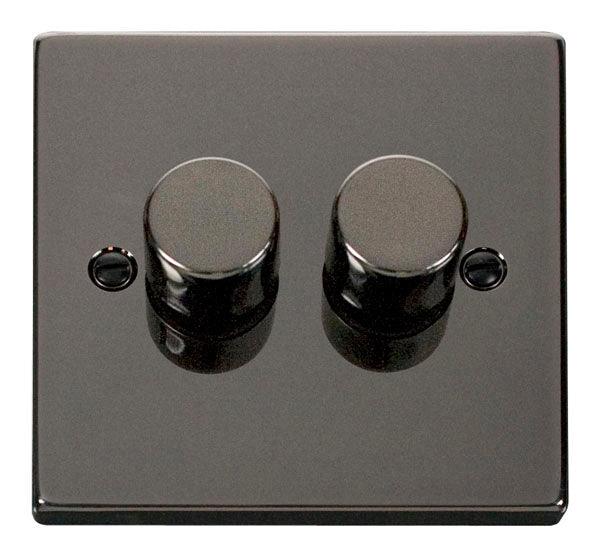 Click Deco Double Dimmer (Plate Only) - Prisma Lighting