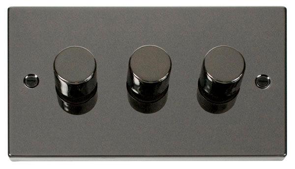 Click Deco Triple Dimmer (Plate Only) - Prisma Lighting