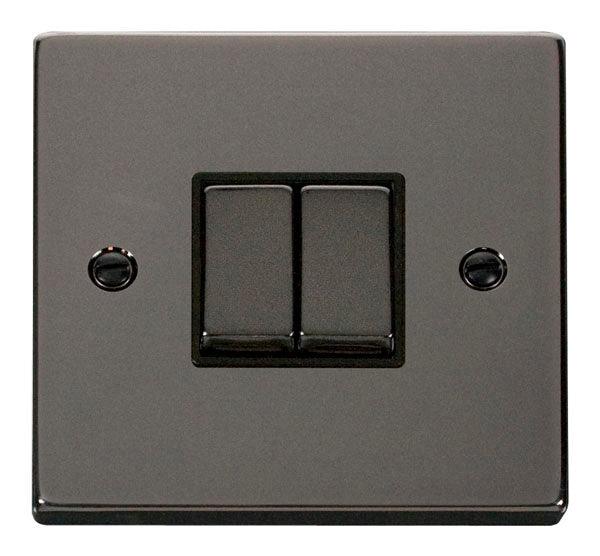 Click Deco Double Light Switch - Prisma Lighting