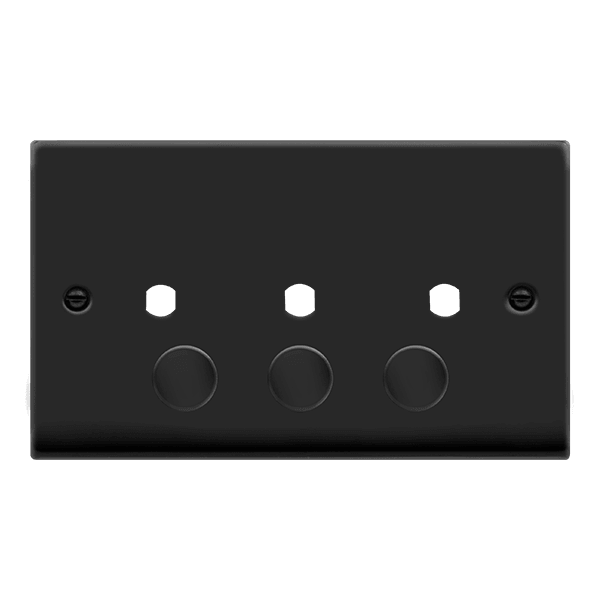 Click Deco Triple Dimmer (Plate Only) - Prisma Lighting