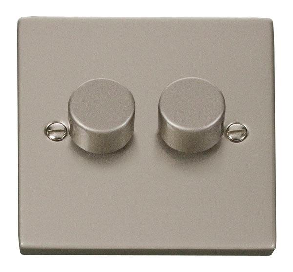 Click Deco Double Dimmer (Plate Only) - Prisma Lighting
